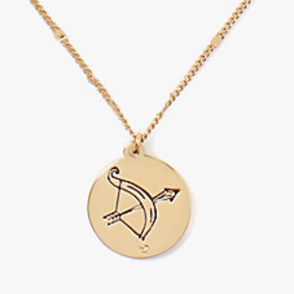 Kate Spade Zodiac Sagittarius Round Pendant - Picture 1 of 3